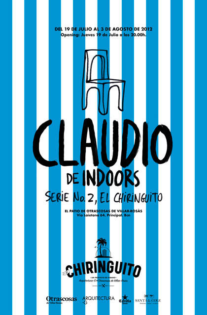 INDOORS introduces the Claudio Chair in ‘El Chiringuito’ | Indoors