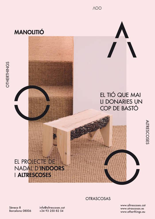 Indoors has joined forces with Otrascosas to design a Christmas piece of furniture. We’ve called it MANOLITIÓ. | Indoors